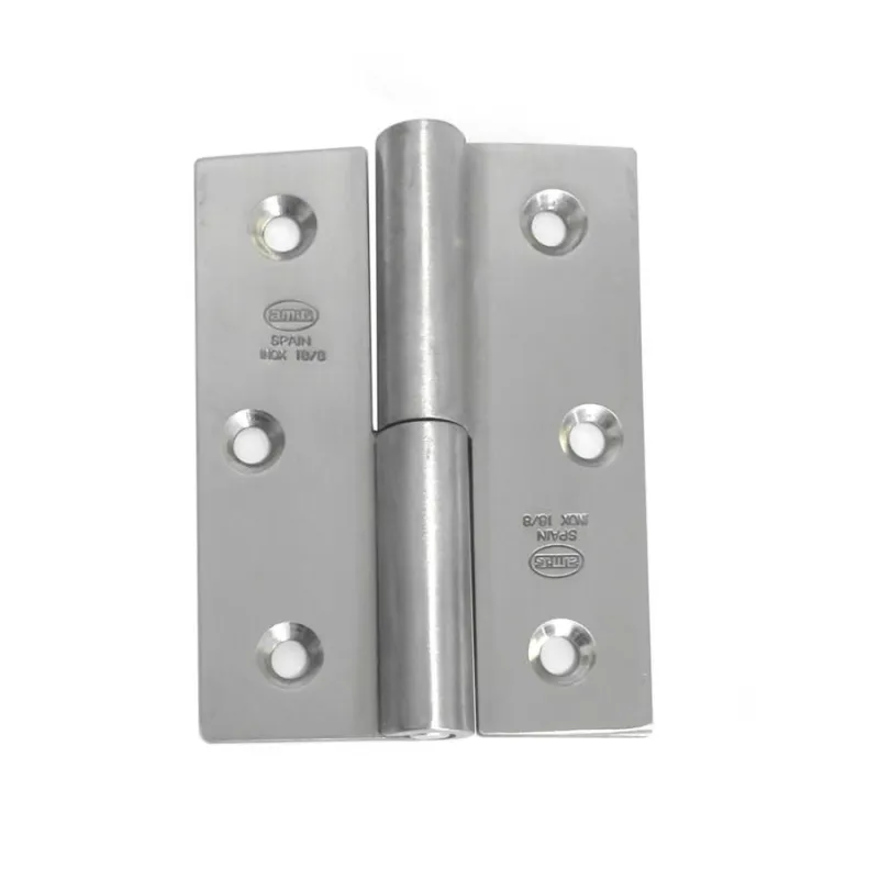 Zawias do drzwi 80x60mm stal nierdzewna INOX rozłączny PRAWY (pl) mod. 2077