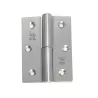 Zawias do drzwi 80x60mm stal nierdzewna INOX rozłączny PRAWY (pl) mod. 2077