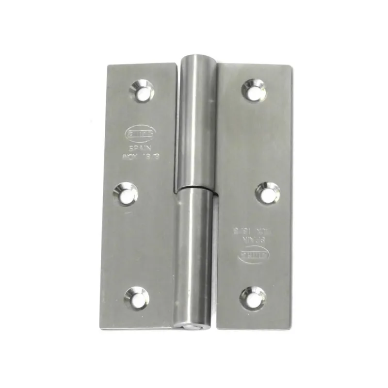 Zawias do drzwi 90x60mm  stal nierdzewna INOX rozłączny PRAWY (pl) mod. 2077