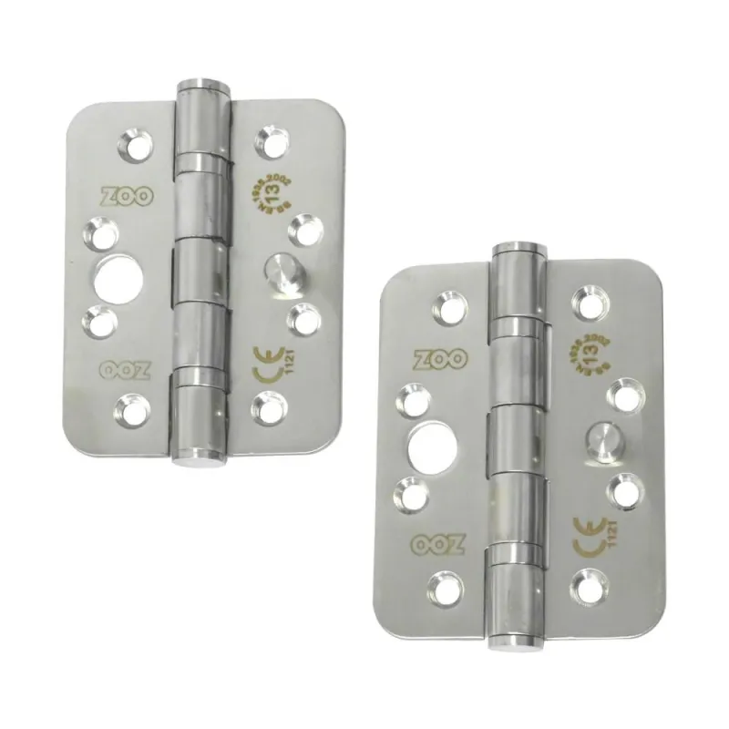 Zawias do drzwi antywyważeniowy 102x76mm stal nierdzewna INOX splatany 2 szt.