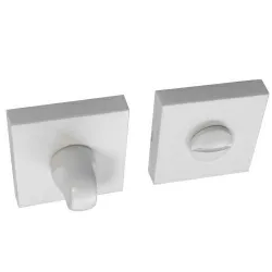 Szyld WC rozeta kwadratowa 50x50mm biały mat t.4 mod. 201W310