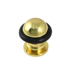 Odbój drzwiowy 22x30mm złoty / czarny odbojnik podłogowy mod. 203