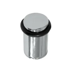 Odbój 32x55mm chromowany / czarny odbojnik podłogowy mod. 202