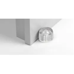 Odbój drzwiowy 30x23mm transparentny odbojnik podłogowy mod. CILINDRO ref. 496