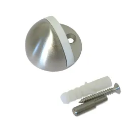 Odbój odbojnik podłogowy 43mm INOX / biały mod. 101