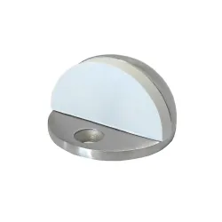 Odbój odbojnik podłogowy 43mm INOX / biały mod. 101