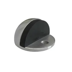 Odbój odbojnik podłogowy 45x26mm INOX / czarny mod. 100