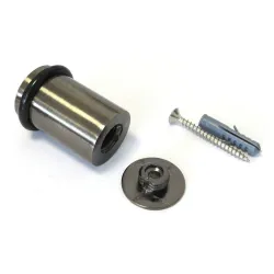 Odbój 32x55mm złoto antyczne / czarny odbojnik podłogowy mod. 202