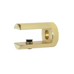 Podpórka uchwyt do półki szklanej 10mm złoty połysk mod. 35