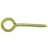 Haczyk wkręcany 4,5x69mm oczko 14mm mosiądzowany 4szt.