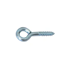 Haczyki oczkowe wkręcane 2,5x26mm oczko 5,5mm cynkowane 26szt.