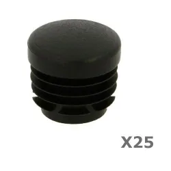 Nakładki meblowe zaślepki do nóg okrągłe fi. 22mm wpuszczane 25szt. mod. 660