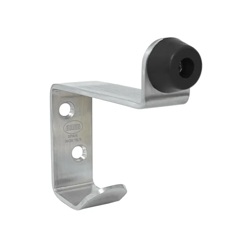 Wieszak z odbojem INOX mod. 13 odbojnik z haczykiem