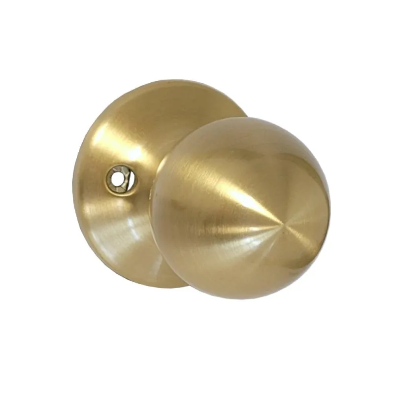 Gałka drzwiowa stała 51mm mod. 615 mosiądz satyna