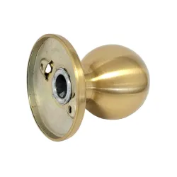 Gałka drzwiowa stała 51mm mod. 615 mosiądz satyna