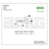 Haczyki oczkowe wkręcane 4,8x75mm oczko 15mm cynkowany 4szt.