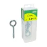 Haczyki oczkowe wkręcane 4,8x75mm oczko 15mm cynkowany 4szt.