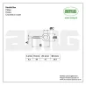 Haczyki oczkowe wkręcane 4,3x60mm oczko 16mm cynkowane 5szt.
