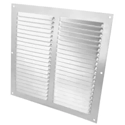 Kratka wentylacyjna aluminiowa 250x250x0,6mm srebrna mod.3 DIS