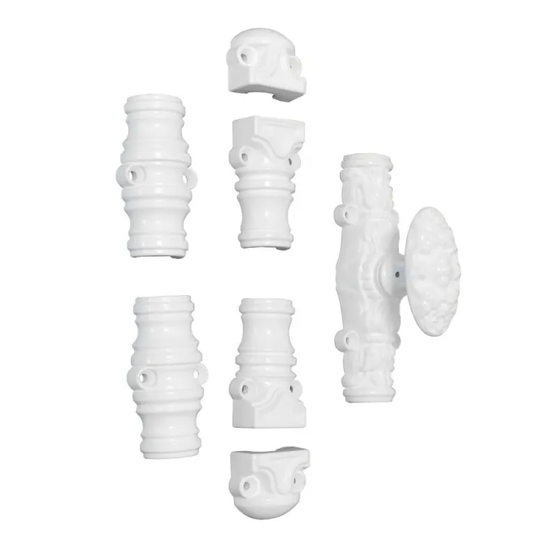 Komplet zamknięcia baskwilowego biały  Cremone