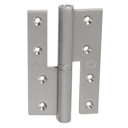 Zawias do drzwi 120x80mm chrom mat PRAWY (pl) mod. 418