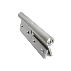 Zawias do drzwi 120x80mm chrom mat LEWY (pl) mod. 418