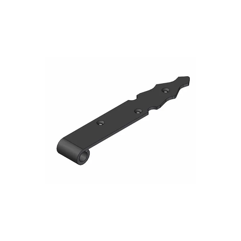 Zawias pasowy 7050-400 ozdobny czarn