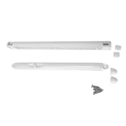 Komplet Nawiewnik S13 + czerpnia C13 przykręcane 265mm białe 2000EA