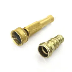 Zraszacz dysza mosiężna + złącze do węży 1/2" i 3/4" mosiężne  mod. 2246