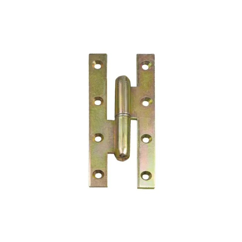 Zawias do drzwi 160x60mm stal żółty ocynk rozłączny PRAWY (pl) mod. 503