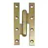 Zawias do drzwi 160x60mm stal żółty ocynk rozłączny PRAWY (pl) mod. 503