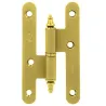 Zawias do drzwi 94x52mm stal mosiądzowany mat rozłączny PRAWY (pl) mod. 408C