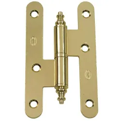 Zawias do drzwi 94x52mm stal złoty połysk rozłączny PRAWY (pl) mod. 408C