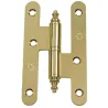 Zawias do drzwi 94x52mm stal złoty połysk rozłączny LEWY (pl) mod. 408C