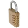 Kłódka szyfrowa 40mm mosiężna mod. 42