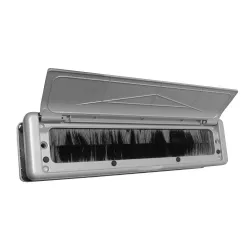 Wrzutnia na listy dwustronna ze szczotką chrom satyna 76x310mm mod. NU MAIL