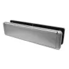 Wrzutnia na listy dwustronna ze szczotką chrom satyna 76x310mm mod. NU MAIL