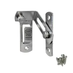 Zamknięcie kątowe zasuwka/haczyk ze stali nierdzewnej inox 65mm mod. 10L AMIG