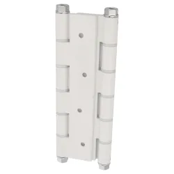 Zawias wahadłowy aluminiowy 180mm biały mod. 3035