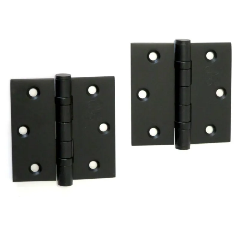 Zawias do drzwi 76x76x2mm stal nierdzewna INOX czarny splatany łożyska 2szt. mod. 2012