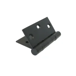 Zawias do drzwi 76x76x2mm stal nierdzewna INOX czarny splatany łożyska 2szt. mod. 2012