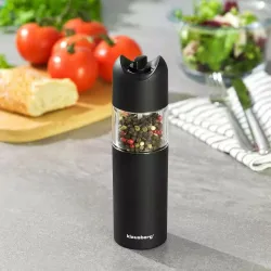 Młynek elektryczny - grawitacyjny do  soli/pieprzu czarny