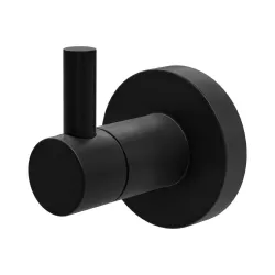 Wieszak łazienkowy pojedynczy 46mm czarny mod. GORLIZ-5