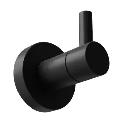 Wieszak łazienkowy pojedynczy 46mm czarny mod. GORLIZ-5