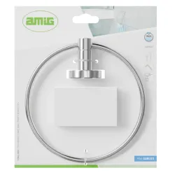 Wieszak na ręczniki pierścień śr. 155mm chrom mod. GORLIZ-3