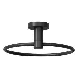 Wieszak na ręczniki pierścień śr. 155mm czarny mod. GORLIZ-3