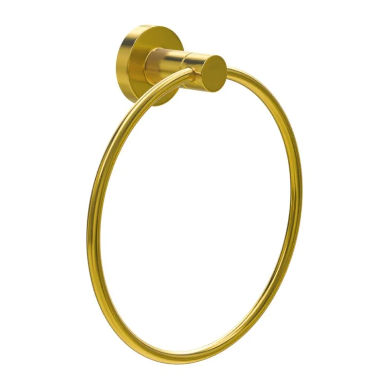 Wieszak na ręczniki pierścień śr. 155mm złoty mat mod. GORLIZ-3