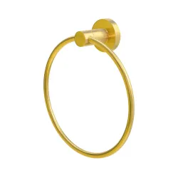 Wieszak na ręczniki pierścień śr. 155mm złoty mat mod. GORLIZ-3