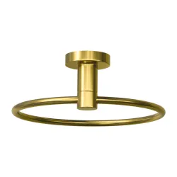 Wieszak na ręczniki pierścień śr. 155mm złoty mat mod. GORLIZ-3