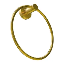 Wieszak na ręczniki pierścień śr. 155mm złoty mat mod. GORLIZ-3